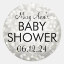 Search for silver baby shower stickers Sparkle