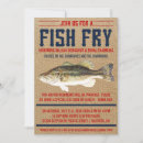 Search for fish fry party invitations Vintage