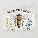 Search for bee collage postcards Floral