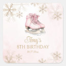 Search for pink snowflake birthday stickers Gold