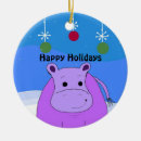 Search for hippo christmas tree decorations Cute