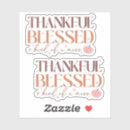Search for thankful thanksgiving stickers Pink