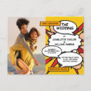 Search for comic wedding invitations Colourful