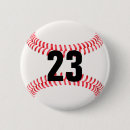 Search for baseball fan badges Jersey number