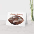 Search for football coach birthday cards Sports