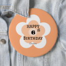 Search for orange flower badges Cute