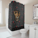 Search for creepy shower curtains Goth