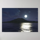 Search for moonlight on water posters Night