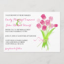Search for pink tulip wedding invitations Summer