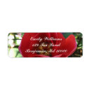 Search for rose petals return address labels Pretty