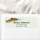Search for fly fish return address labels For him