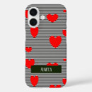 Search for red heart iphone cases Stripes