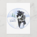 Search for standard christmas cards Schnauzer