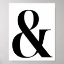 Search for ampersand posters White