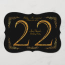 Search for 22nd birthday invitations Elegant