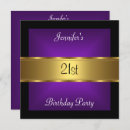 Search for 21 and fabulous invitations Gold