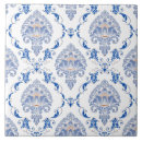 Search for antique blue and white tiles Retro