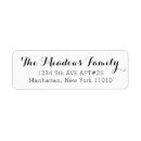 Search for families return address labels Family