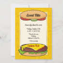 Search for cheeseburger invitations Cartoon