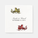 Search for red dragon napkins Dragons