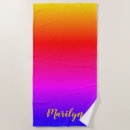 Search for colorful beach towels Rainbow