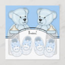 Search for twin bears invitations Boy