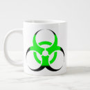 Search for biohazard coffee mugs Warning