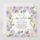 Search for violet floral invitations Purple