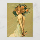 Search for pretty vintage girl postcards Retro