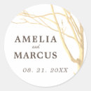 Search for rustic tree wedding stickers Winter