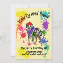 Search for dog paw print birthday invitations Fun
