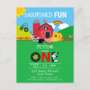 Search for farm animal 1st birthday invitations Cow