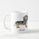 Search for black and tan dachshund mugs Doxie