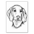 Search for dogs table cards Black