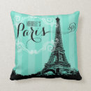 Search for eiffel tower cushions Typography