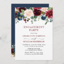Search for navy blue blush engagement party invitations Floral