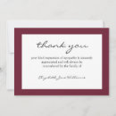 Search for burgandy cards Memorial