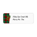 Search for recipes return address labels Red