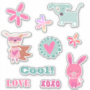 Search for retro rabbit stickers Cute