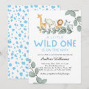 Search for girl baby boy shower invitations A little wild one