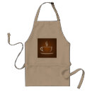 Search for coffee cup aprons Illustration
