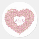 Search for monogram heart stickers Floral