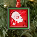 Search for smiling christmas tree decorations Santa