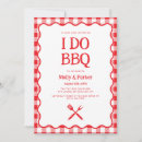 Search for i do barbecue invitations Red gingham