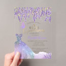 Search for dress quinceanera invitations Watercolor