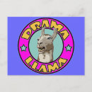 Search for drama llama postcards Cartoon