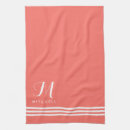 Search for coral tea towels Elegant