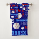 Search for baseball bath towels Blue