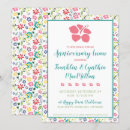 Search for hawaiian anniversary invitations Hibiscus