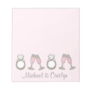Search for bridesmaids notepads Pink